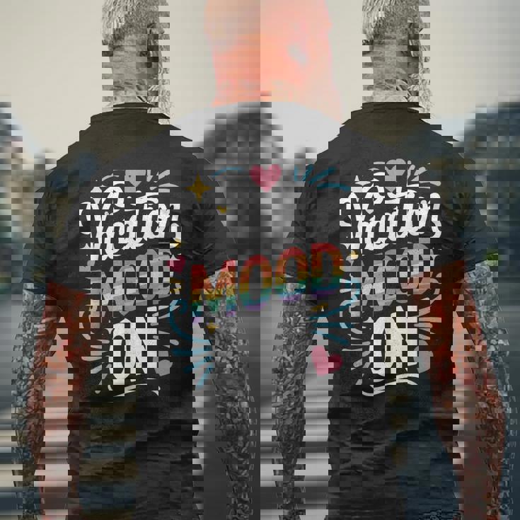 バカンス ムード 面白い 夏 言い回し お祭り 休日acation Mood On メンズTシャツ バックプリント 高齢者への贈り物