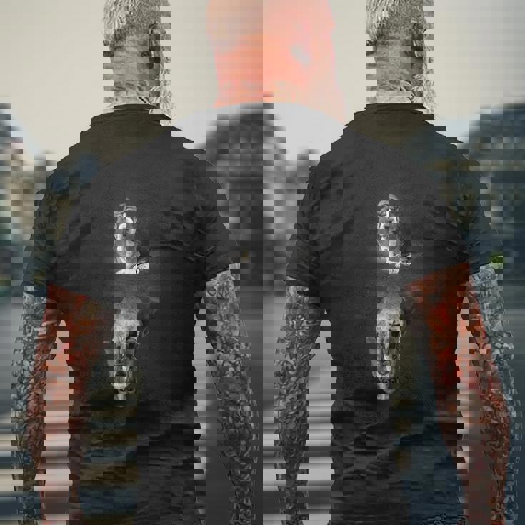 バセットハウンドドッグtシャツ メンズTシャツ バックプリント 高齢者への贈り物