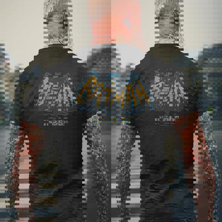 バットマン クラシック Tvシリーズ カラー メンズTシャツ バックプリント 高齢者への贈り物