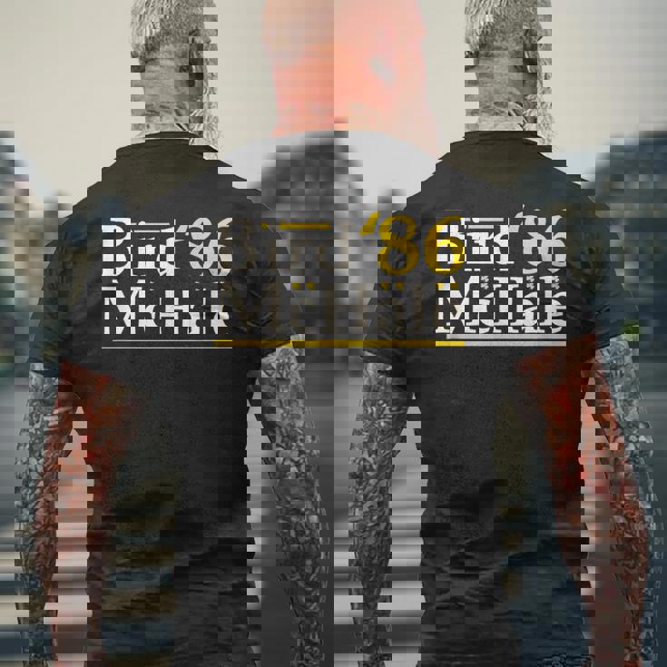 バードティー 1986 ボストンラリー メンズTシャツ バックプリント 高齢者への贈り物