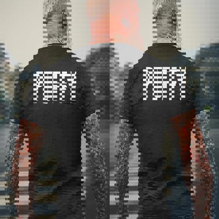 パフィー メンズTシャツ バックプリント 高齢者への贈り物