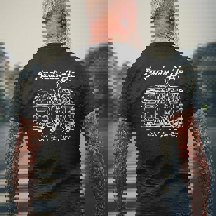 パラダイスサーフイートスリープハワイ 長袖tシャツ メンズTシャツ バックプリント 高齢者への贈り物