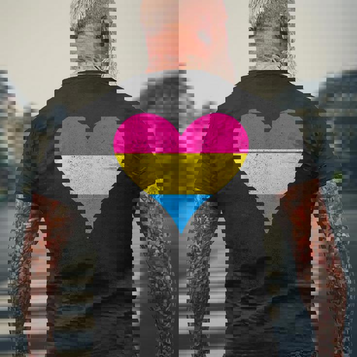 パンセクシャル・ラブ メンズTシャツ バックプリント 高齢者への贈り物