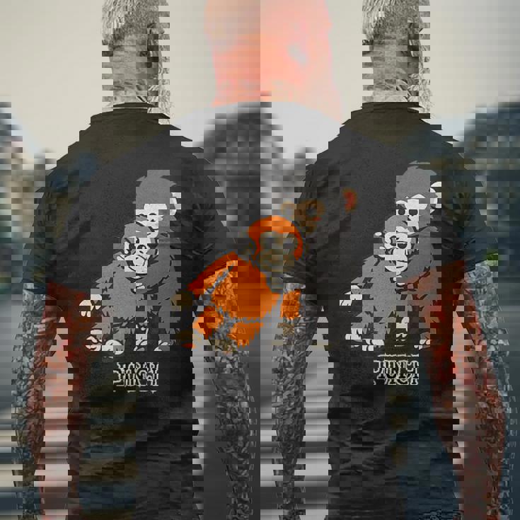 パンチモンキー メンズTシャツ バックプリント 高齢者への贈り物