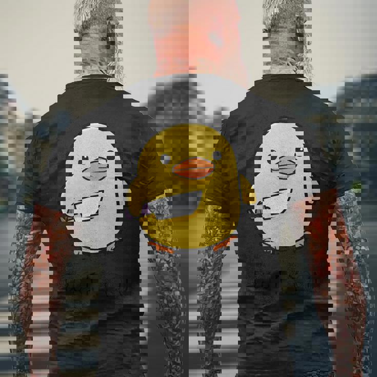 ヒップホップ Y2k Hip Hop ヴィンテージ ヒップスター レトロ エッジの効いたストリートウェア ひよこ メンズTシャツ バックプリント 高齢者への贈り物