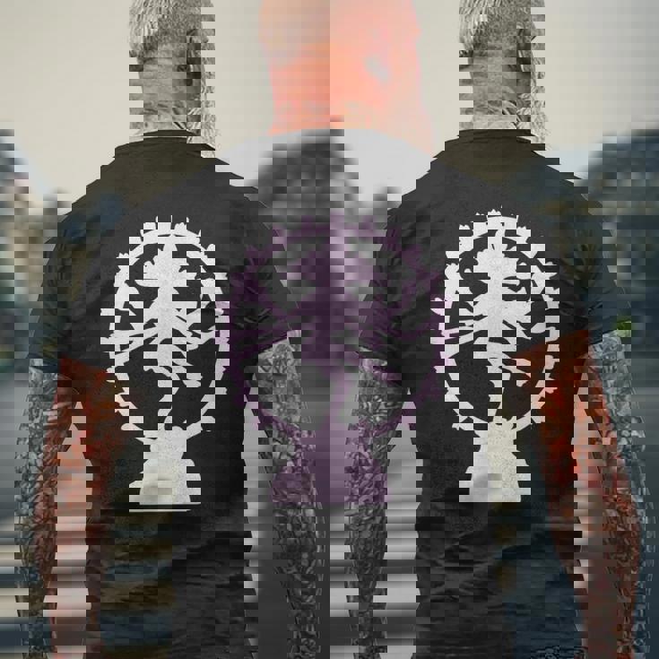 ヒンドゥー教の神シヴァ メンズTシャツ バックプリント 高齢者への贈り物