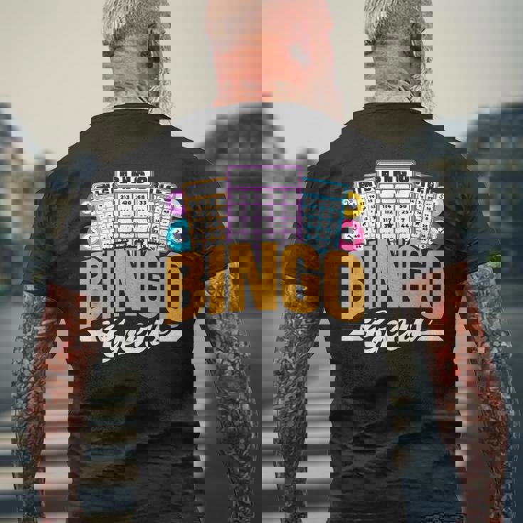 ビンゴクルー ユーモア 恋人 ゲーム 選手 ビンゴ メンズTシャツ バックプリント 高齢者への贈り物