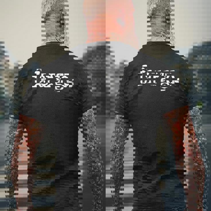 ファーゴ。 メンズTシャツ バックプリント 高齢者への贈り物