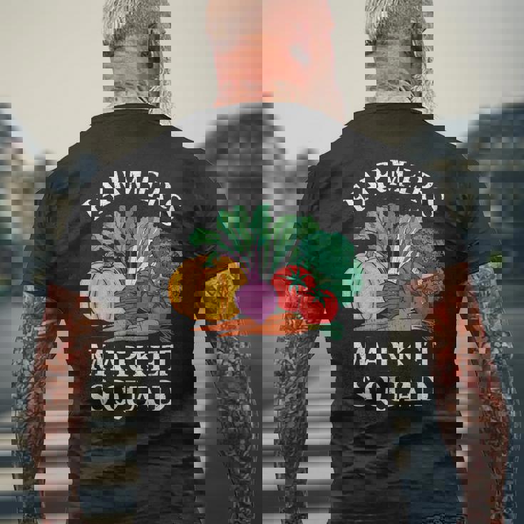 ファーマーズマーケット ファーマーズ 農業 農業 食品 野菜 メンズTシャツ バックプリント 高齢者への贈り物