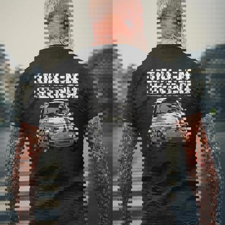 フィアット500 長袖tシャツ メンズTシャツ バックプリント 高齢者への贈り物