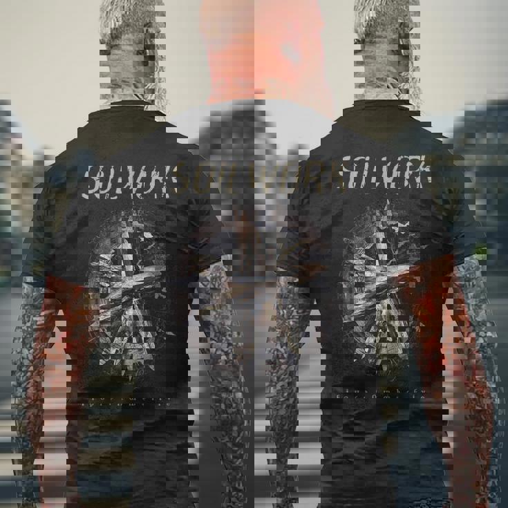 フィギュア ナンバーファイブ メンズTシャツ バックプリント 高齢者への贈り物