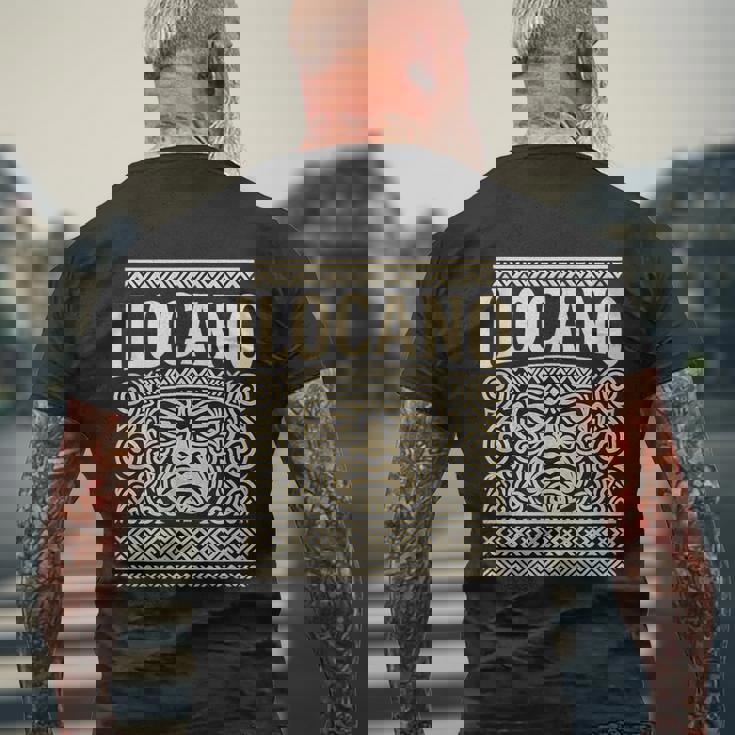 フィリピン イロカーノ 北フィリピン メンズTシャツ バックプリント 高齢者への贈り物