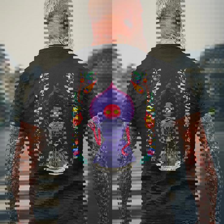 フラットウッドモンスター、レトロエイリアンブラクストン郡wv Cryptid メンズTシャツ バックプリント 高齢者への贈り物