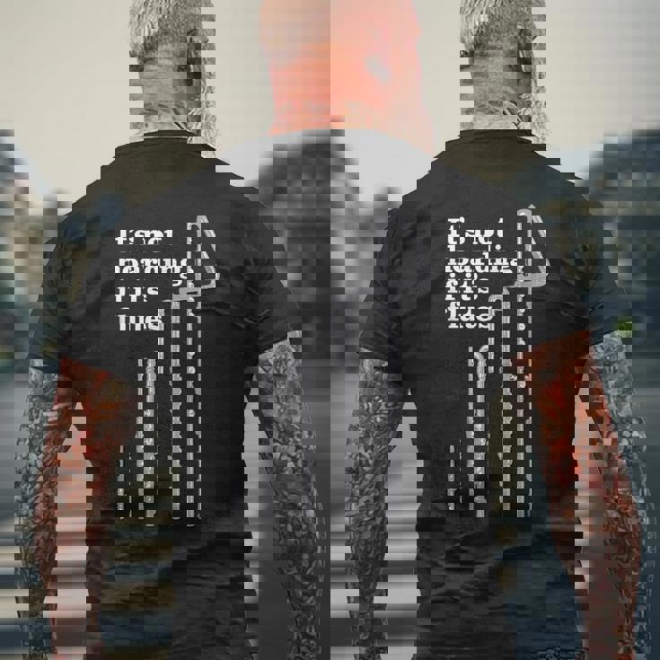 フルートプレーヤーまたはフルートの先生のためのフルートユーモア面白いフルート Flute Meme メンズTシャツ バックプリント 高齢者への贈り物