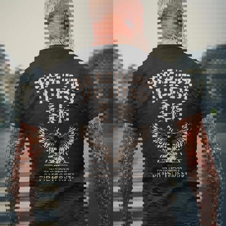 ブラジリアン柔術 イーグル 長袖tシャツ メンズTシャツ バックプリント 高齢者への贈り物