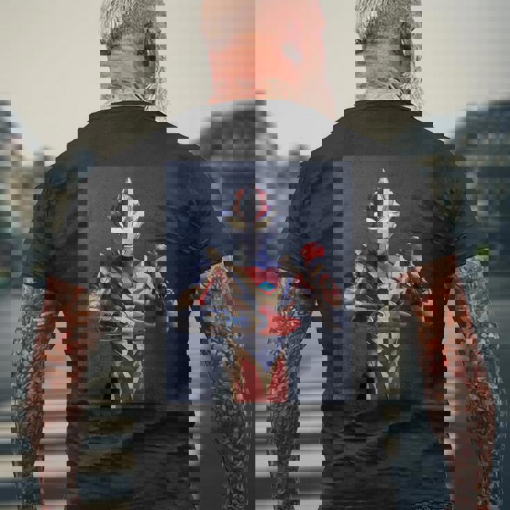 ブロマイドシリーズ ウルトラマンメビウス メビウスフェニックスブレイブ メンズTシャツ バックプリント 高齢者への贈り物