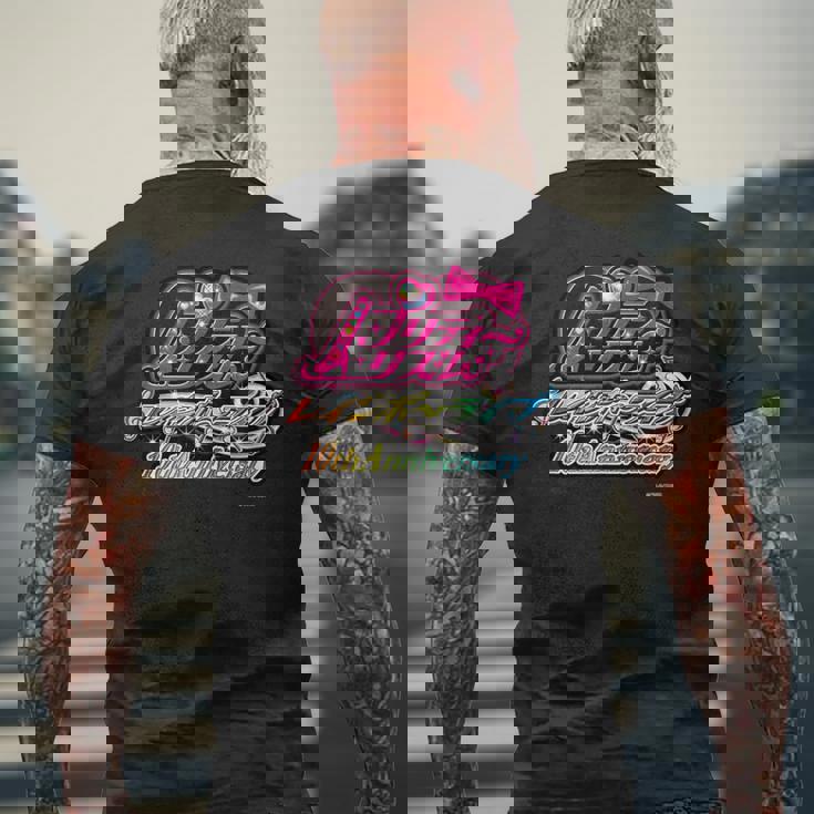 プリティーリズム・レインボーライブ 10Th Anniversary メンズTシャツ バックプリント 高齢者への贈り物