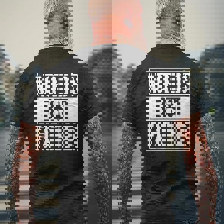 ベストファーザーワールドベストファーザー メンズTシャツ バックプリント 高齢者への贈り物