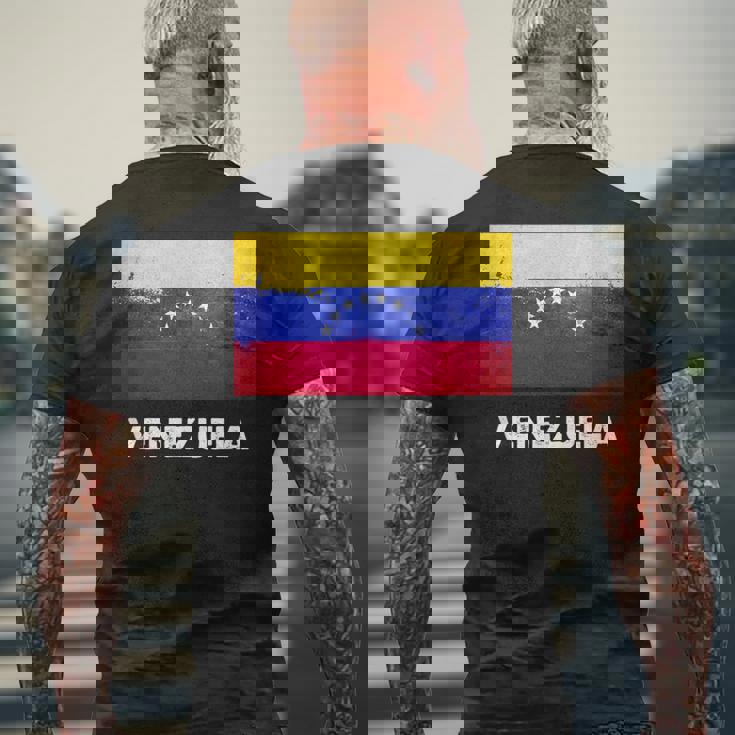 ベネズエラ国旗tシャツ メンズTシャツ バックプリント 高齢者への贈り物