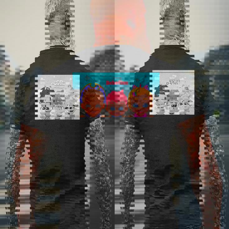 ベベフィクンででししし・良し・キッメンズ・ネガーマンズ メンズTシャツ バックプリント 高齢者への贈り物