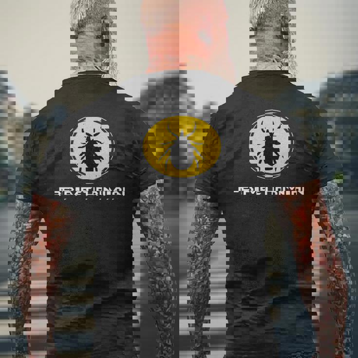 ペルメトリンダニ忌避剤 長袖tシャツ メンズTシャツ バックプリント 高齢者への贈り物