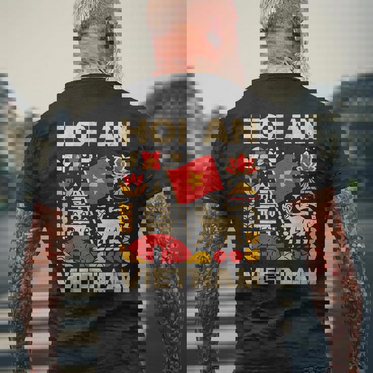 ホイアン ベトナム お土産 ホイアン バケーション メンズTシャツ バックプリント 高齢者への贈り物