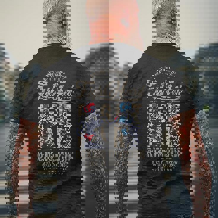 メンズ ボクシング ボクサー レトロ ビンテージ メンズTシャツ バックプリント 高齢者への贈り物