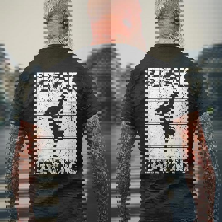 ボーイズヒップホップダンスブレイクダンス メンズTシャツ バックプリント 高齢者への贈り物