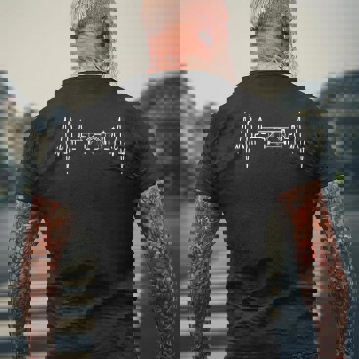 ポルトのスカイライン ハートビート ポルトガル ポルト大好きi Love Porto メンズTシャツ バックプリント 高齢者への贈り物