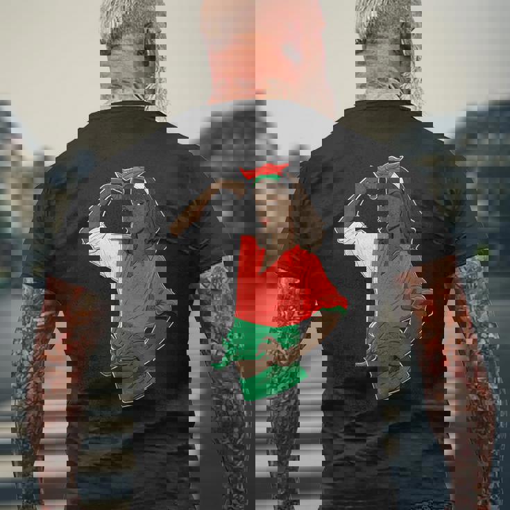 マダガスカルガール アンブレイカブル・アイ マダガスカル メンズTシャツ バックプリント 高齢者への贈り物