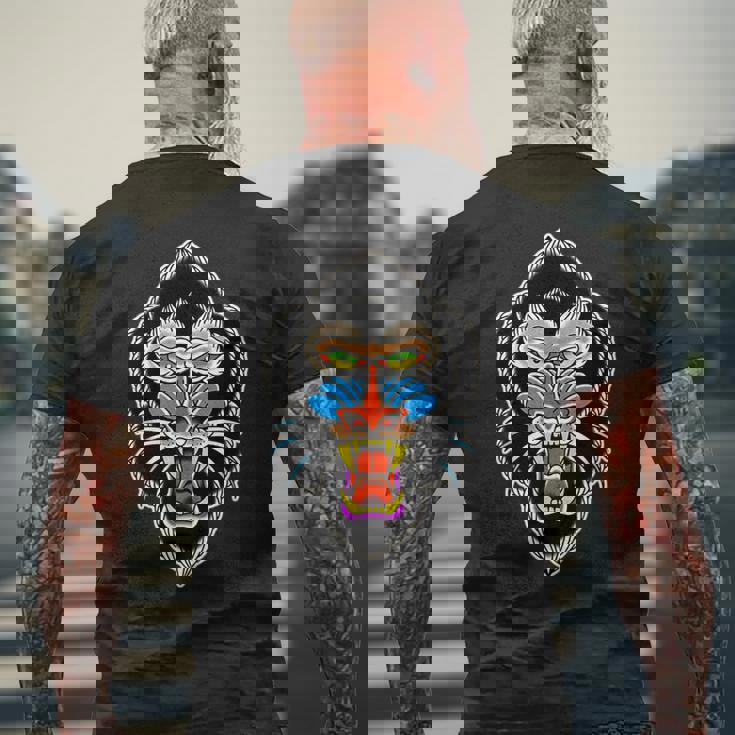 マンドリルモンキー 長袖tシャツ メンズTシャツ バックプリント 高齢者への贈り物