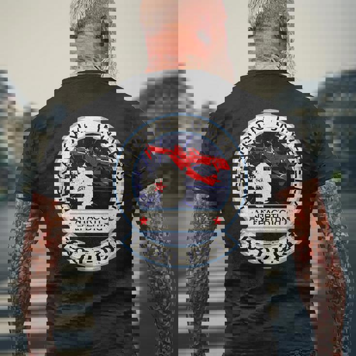 ミスカトニック大学南極探検隊 メンズTシャツ バックプリント 高齢者への贈り物