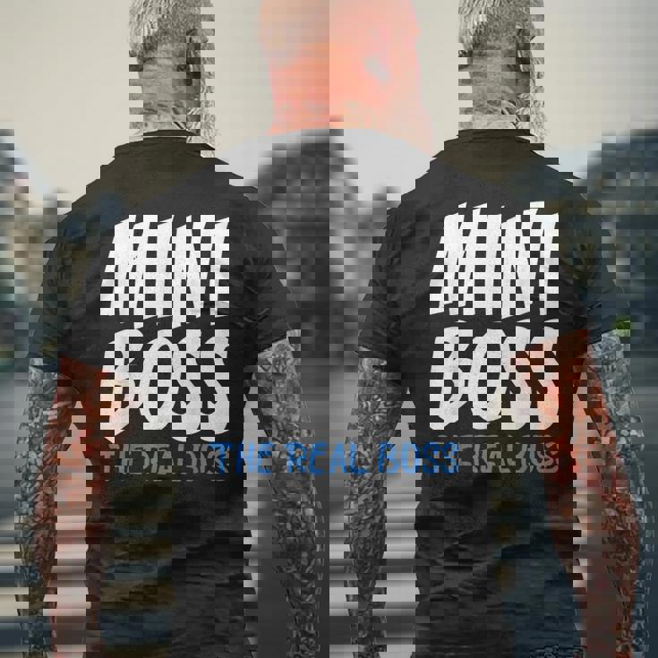 ミニボス リアルボス メンズTシャツ バックプリント 高齢者への贈り物