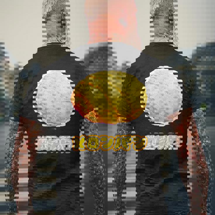 メロンパン《スイーツ ポップ》菓子パン【変なデザイン屋さん】かわいい 面白い イラスト デザイン メンズTシャツ バックプリント 高齢者への贈り物