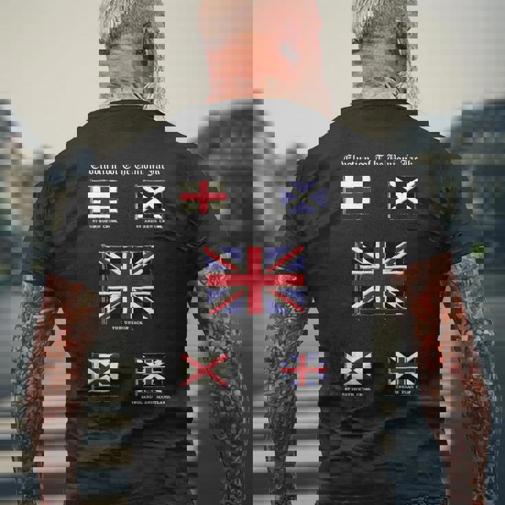 ユニオンジャックの進化 メンズTシャツ バックプリント 高齢者への贈り物