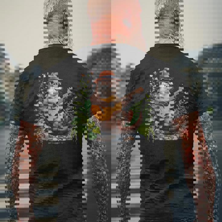 ラッコ グッズ 遊ぶ ビンゴ カワウソ スタッフ ヴィンテージ ラッコ メンズTシャツ バックプリント 高齢者への贈り物