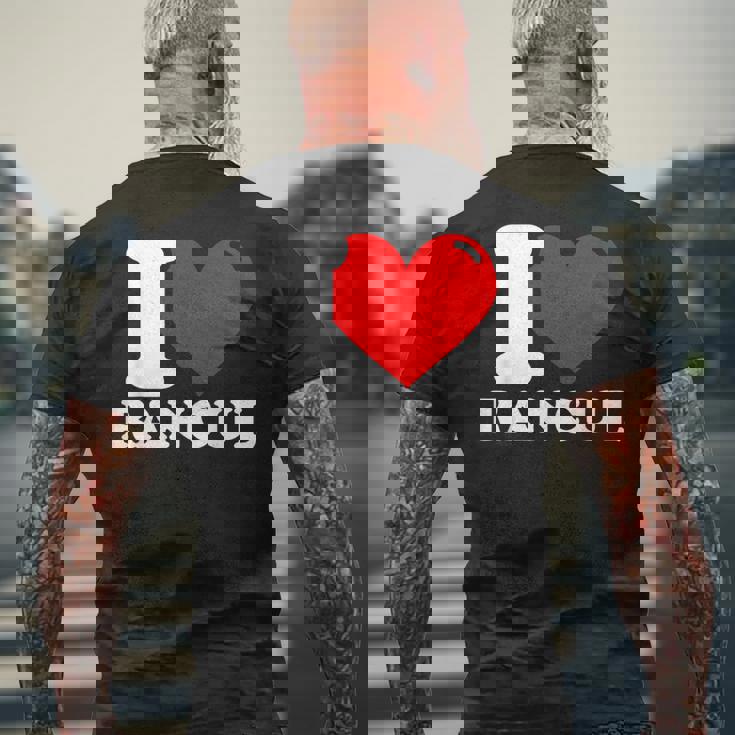 ランクルが大好き メンズTシャツ バックプリント 高齢者への贈り物