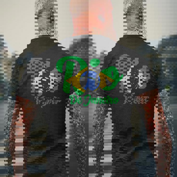 リオデジャネイロ ブラジル お土産 ブラジル 長袖tシャツ メンズTシャツ バックプリント 高齢者への贈り物