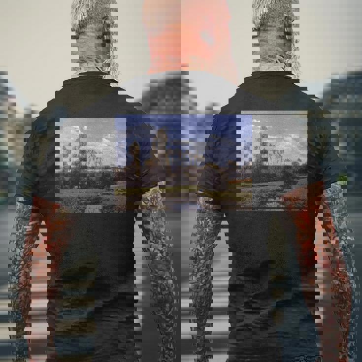 ルールのモネの眺め ル・アーヴル 長袖tシャツ メンズTシャツ バックプリント 高齢者への贈り物