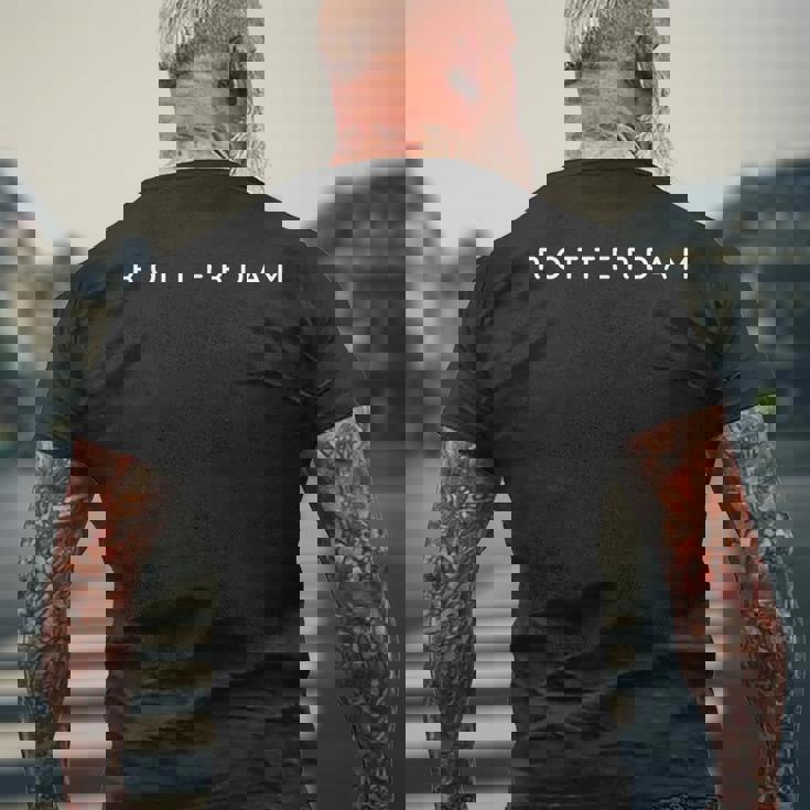 ロッテルダム お土産 ロッテルダムロッテルダマーズ ホームタウン メンズTシャツ バックプリント 高齢者への贈り物