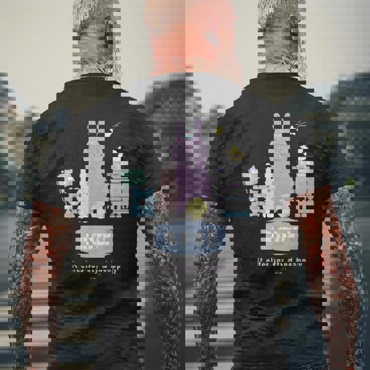 ロディ（Softy And Happy） メンズTシャツ バックプリント 高齢者への贈り物