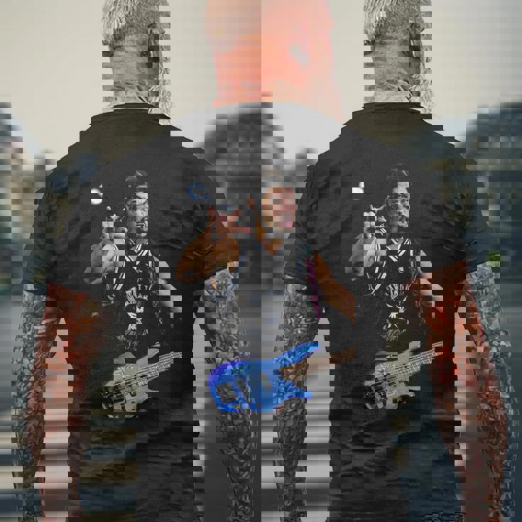 ロバート・トルヒーリョ バス メタリカ ダウンロード グラスゴー 2004 メンズTシャツ バックプリント 高齢者への贈り物