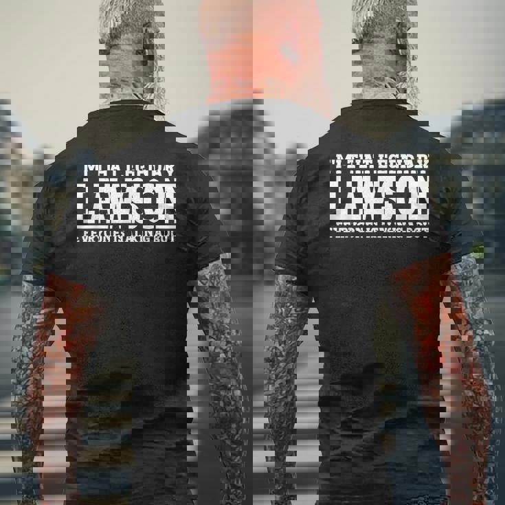 ローソン 個人名 おもしろい ローソン メンズTシャツ バックプリント 高齢者への贈り物