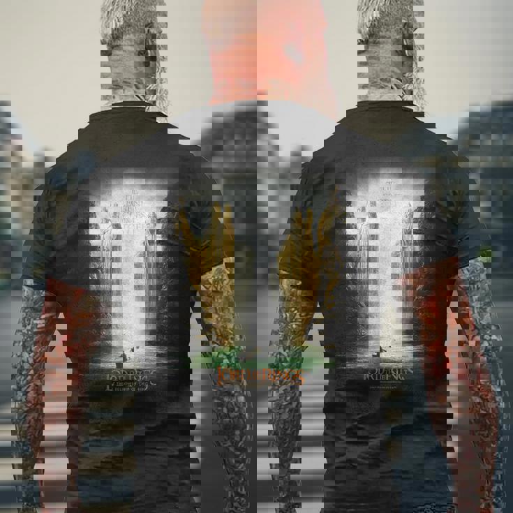 ロード・オブ・ザ・リング キングス・オブ・オールド メンズTシャツ バックプリント 高齢者への贈り物