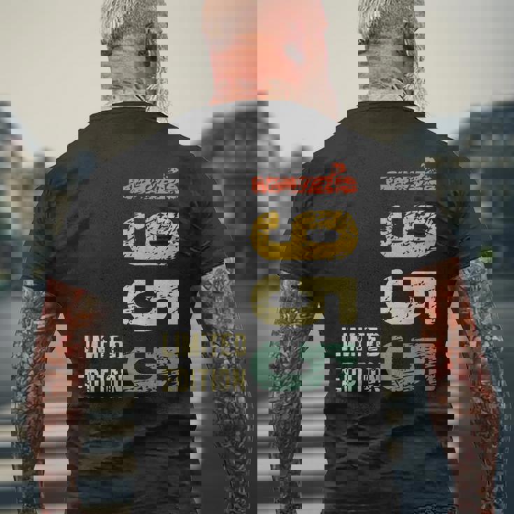 ヴィンテージ 1955 71 歳のギフト 限定版 71 歳の誕生日 メンズTシャツ バックプリント 高齢者への贈り物