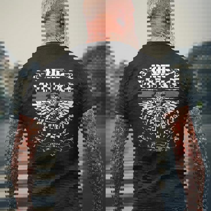 ヴィンテージ 1955 メンズ 限定版 Bday 1955 誕生日 メンズTシャツ バックプリント 高齢者への贈り物