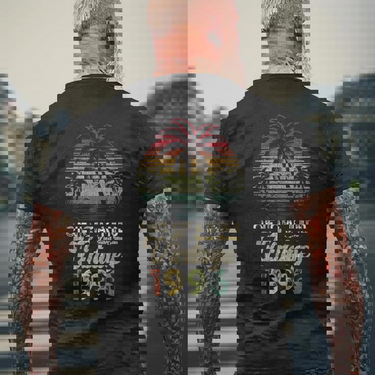 ヴィンテージ 1996年 誕生日 30歳 ヤシの木 レトロ メンズTシャツ バックプリント 高齢者への贈り物