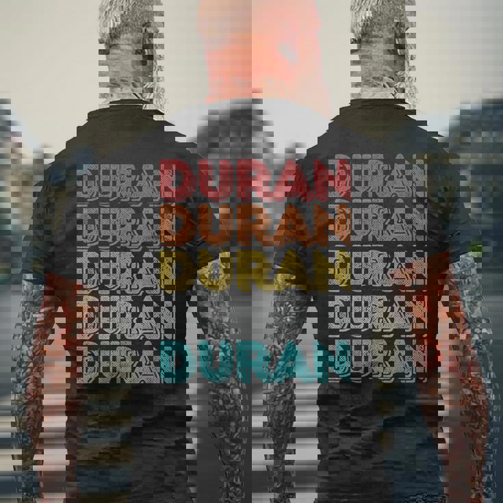 ヴィンテージ レトロ デュラン メンズTシャツ バックプリント 高齢者への贈り物