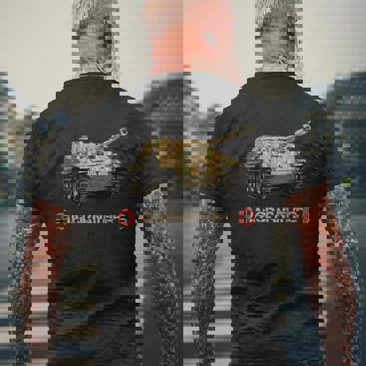 ヴィンテージ第二次世界大戦ドイツ対戦車ヤークトパンターsdKfz。 173 長袖tシャツ メンズTシャツ バックプリント 高齢者への贈り物
