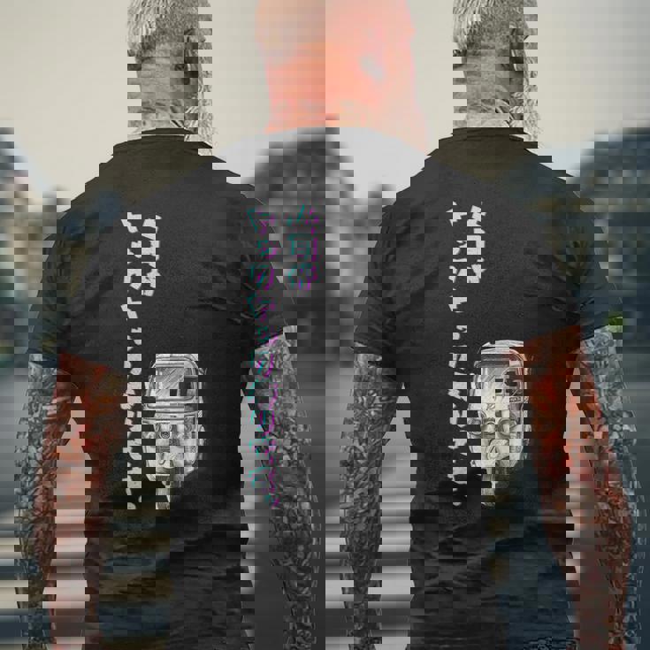 上司がトゥクトゥク乗りです ユーモアデザイン メンズTシャツ バックプリント 高齢者への贈り物